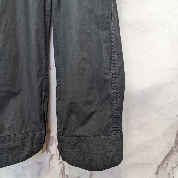 Isabel Marant Overalls Women 25 0 XS Black Skinny Bib Jumpsuit Zip Crop - Picture 4 of 12